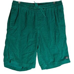 Billabong Men's Mike EW 20 Corduroy Shorts Surf Skate Teal Medium
